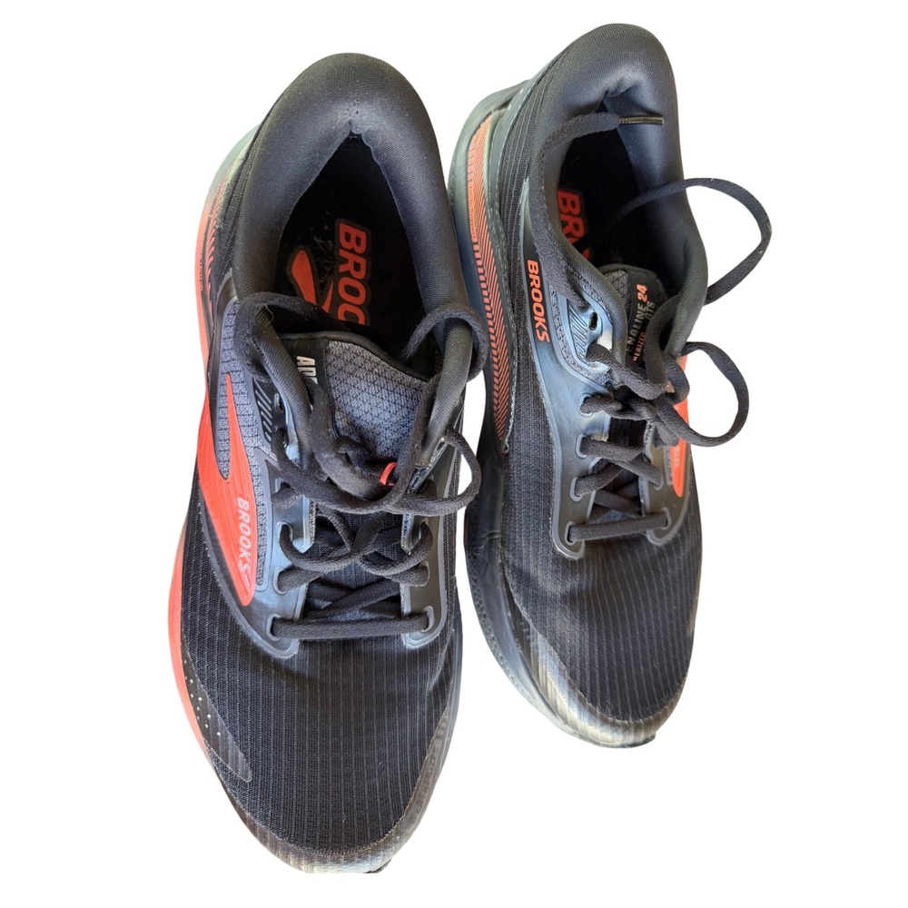 Brooks Adrenaline GTS 24 Weatherized Womens Running Shoes Black Coral 8.5 B